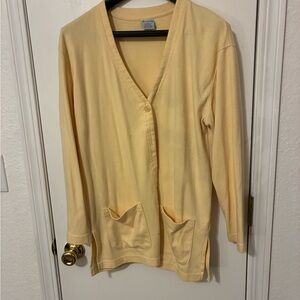 Women's Cream Cardigan Sweater